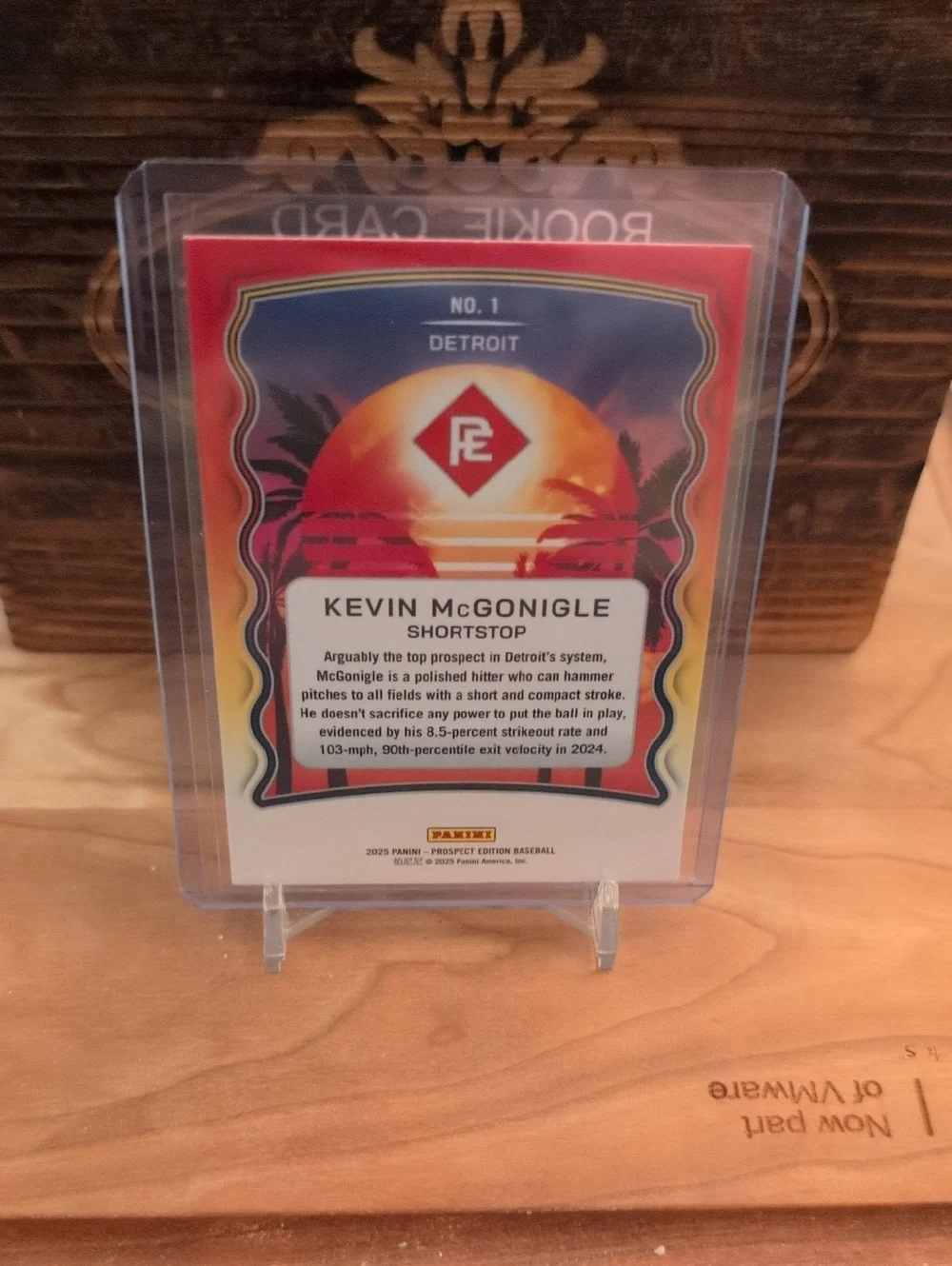 2025 Panini Kevin McGonigle Prospect Prepping For The Pros Rookie Card Tigers - Picture 2 of 2